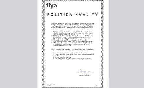 Tiyo politika kvality